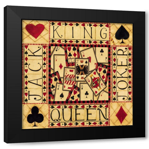 Entertainment Room Black Modern Wood Framed Art Print by DiPaolo, Dan