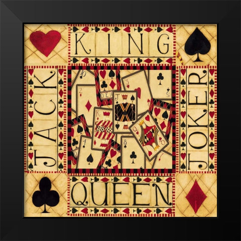 Entertainment Room Black Modern Wood Framed Art Print by DiPaolo, Dan