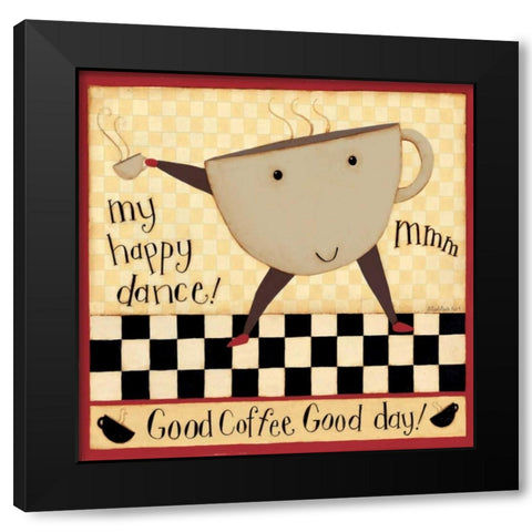 Hi Cupy Black Modern Wood Framed Art Print by DiPaolo, Dan