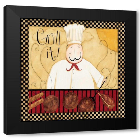 Grill Black Modern Wood Framed Art Print by DiPaolo, Dan