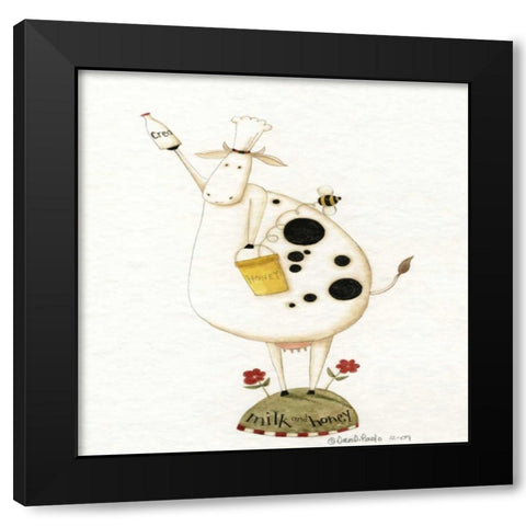 Milky Way Black Modern Wood Framed Art Print by DiPaolo, Dan
