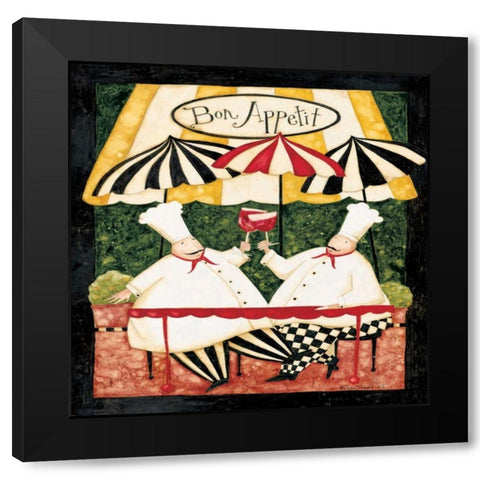 Bottoms Up Black Modern Wood Framed Art Print by DiPaolo, Dan