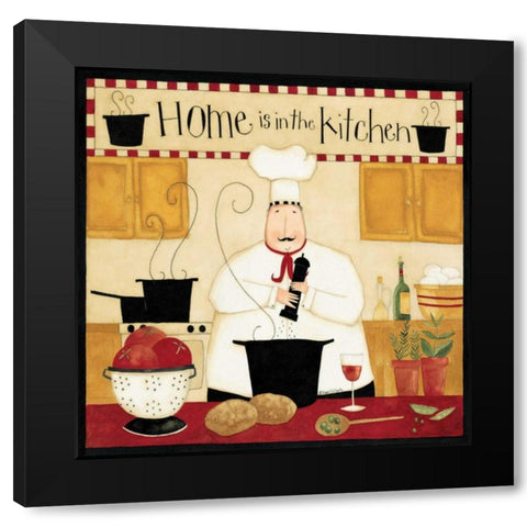 Your kitchen Black Modern Wood Framed Art Print with Double Matting by DiPaolo, Dan