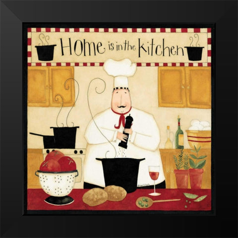 Your kitchen Black Modern Wood Framed Art Print by DiPaolo, Dan