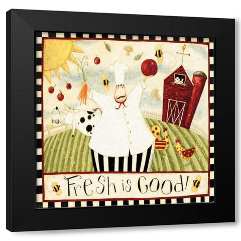Goods Black Modern Wood Framed Art Print with Double Matting by DiPaolo, Dan