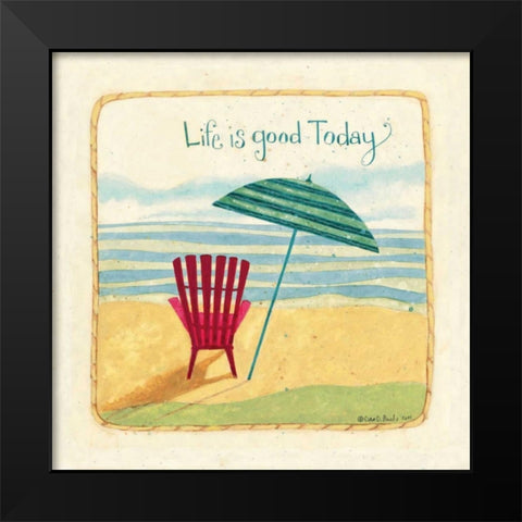 Life Black Modern Wood Framed Art Print by DiPaolo, Dan