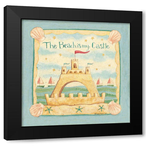 Castle Black Modern Wood Framed Art Print by DiPaolo, Dan