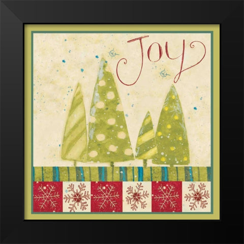 Joy 3 Black Modern Wood Framed Art Print by DiPaolo, Dan