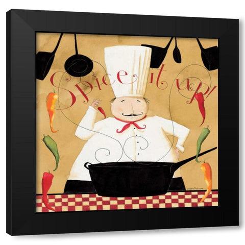 August Spice Black Modern Wood Framed Art Print with Double Matting by DiPaolo, Dan
