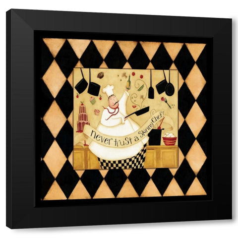 Main Chef Black Modern Wood Framed Art Print by DiPaolo, Dan