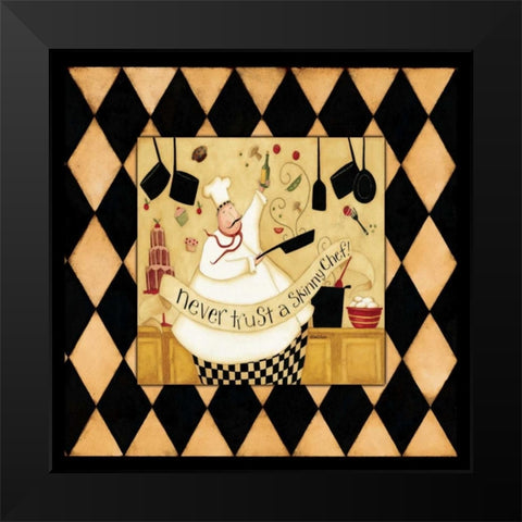 Main Chef Black Modern Wood Framed Art Print by DiPaolo, Dan