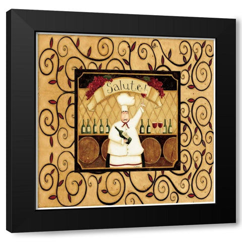 Chef Choice Black Modern Wood Framed Art Print by DiPaolo, Dan