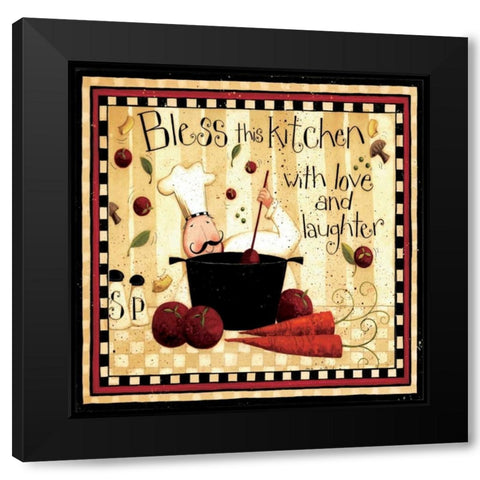 Carrots Black Modern Wood Framed Art Print by DiPaolo, Dan