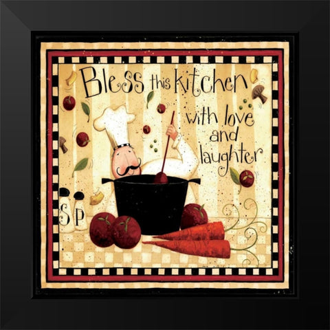 Carrots Black Modern Wood Framed Art Print by DiPaolo, Dan