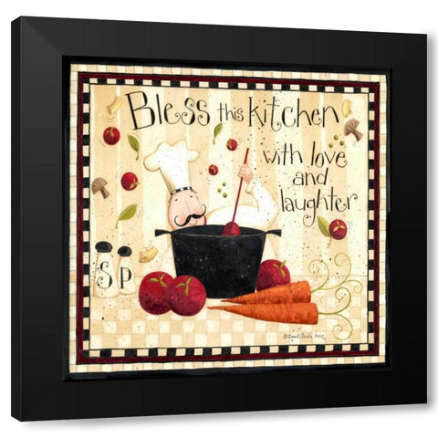 Carrot Soup Black Modern Wood Framed Art Print with Double Matting by DiPaolo, Dan