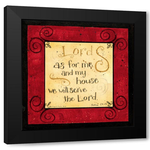 Lord Black Modern Wood Framed Art Print with Double Matting by DiPaolo, Dan