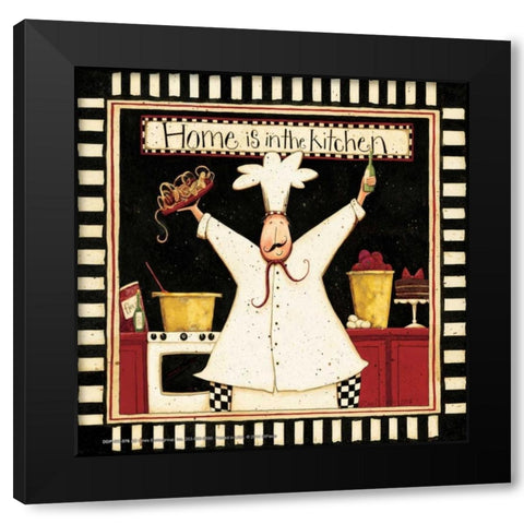 Kitchen Black Modern Wood Framed Art Print by DiPaolo, Dan