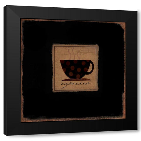 Dark Espresso Black Modern Wood Framed Art Print by DiPaolo, Dan
