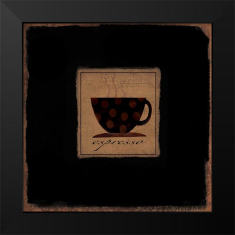 Dark Espresso Black Modern Wood Framed Art Print by DiPaolo, Dan