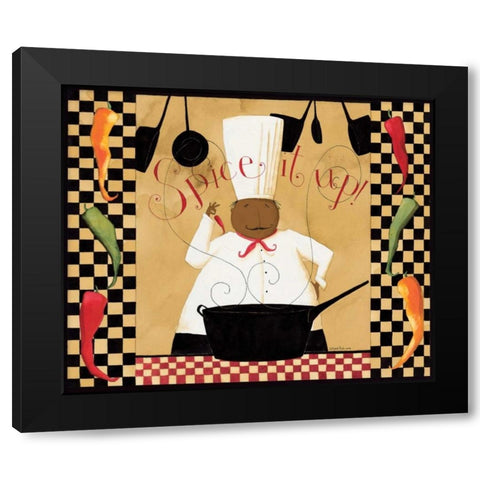 Spice It Up Black Modern Wood Framed Art Print by DiPaolo, Dan