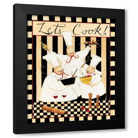Many Chef Black Modern Wood Framed Art Print with Double Matting by DiPaolo, Dan