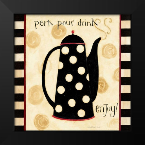 Stay Focus Black Modern Wood Framed Art Print by DiPaolo, Dan