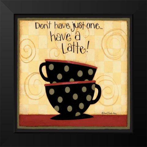 You And Me Black Modern Wood Framed Art Print by DiPaolo, Dan