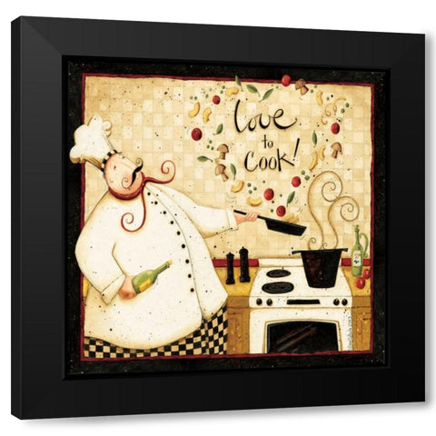 Stove Top Black Modern Wood Framed Art Print by DiPaolo, Dan