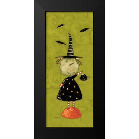 Treat Girl Black Modern Wood Framed Art Print by DiPaolo, Dan