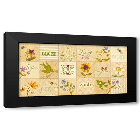 Spring Time Black Modern Wood Framed Art Print by DiPaolo, Dan