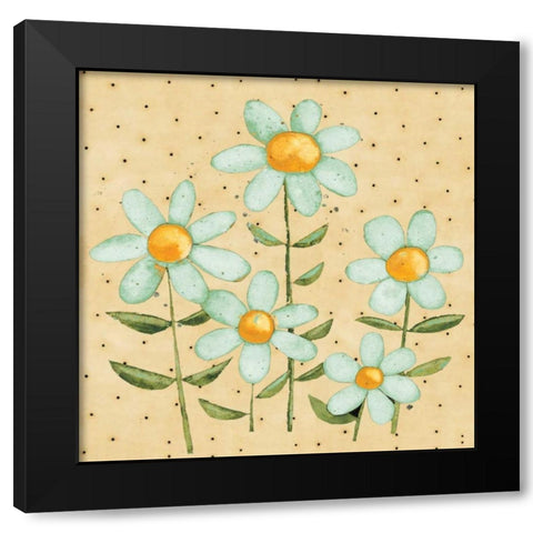 Spring Plant Black Modern Wood Framed Art Print by DiPaolo, Dan