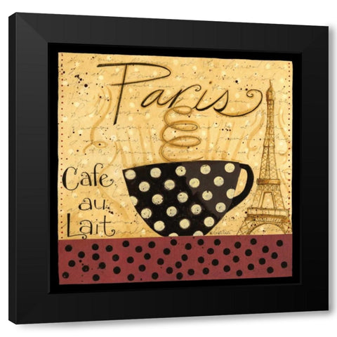 Drink It all Black Modern Wood Framed Art Print with Double Matting by DiPaolo, Dan