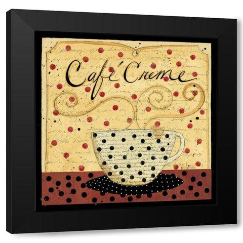 Creme Black Modern Wood Framed Art Print with Double Matting by DiPaolo, Dan
