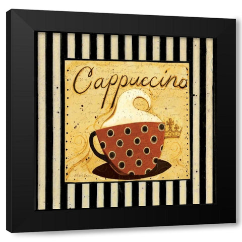Start Your Mornings Right Black Modern Wood Framed Art Print with Double Matting by DiPaolo, Dan