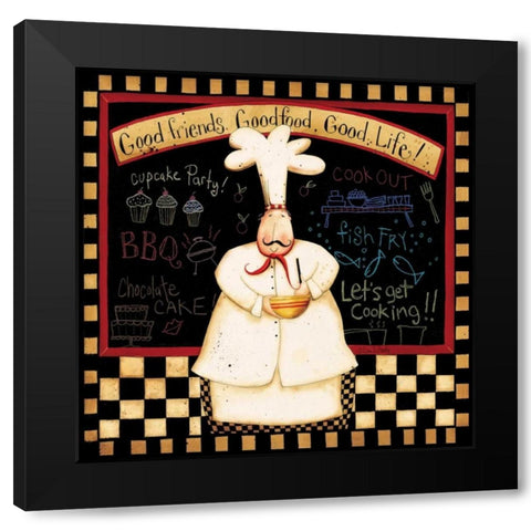 A Good Friends Black Modern Wood Framed Art Print by DiPaolo, Dan