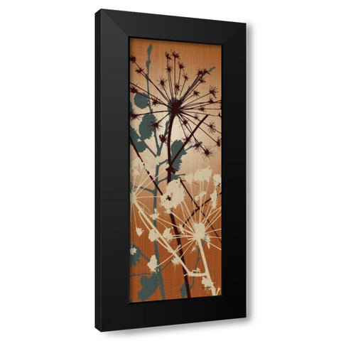 Grasses 3 Warm Black Modern Wood Framed Art Print with Double Matting by Stimson, Diane