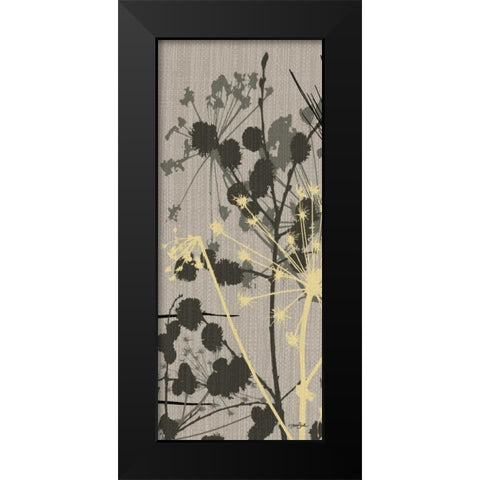 Grasses 2 Gray Black Modern Wood Framed Art Print by Stimson, Diane