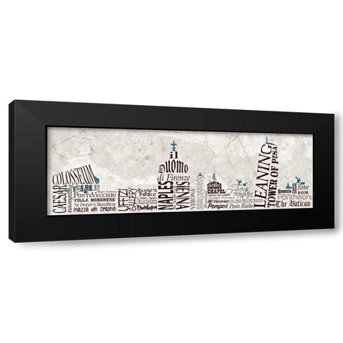 Italy Sky Line Black Modern Wood Framed Art Print by Stimson, Diane