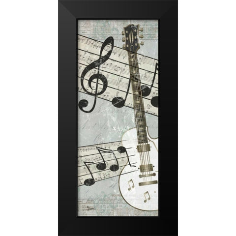 French Notes 1 Black Modern Wood Framed Art Print by Stimson, Diane