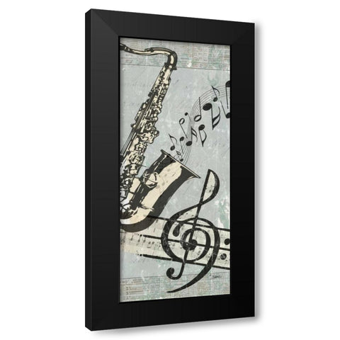 French Notes 2 Black Modern Wood Framed Art Print by Stimson, Diane