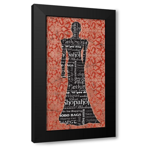 Runway 1 Black Modern Wood Framed Art Print by Stimson, Diane