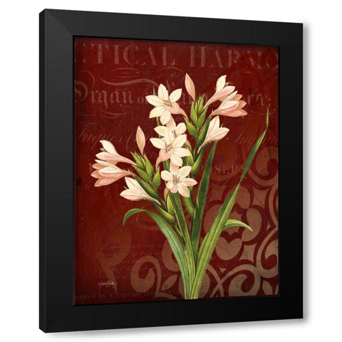 Narcissus 2 Black Modern Wood Framed Art Print by Stimson, Diane