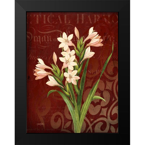 Narcissus 2 Black Modern Wood Framed Art Print by Stimson, Diane