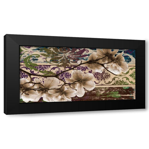 Magnolias 1 Black Modern Wood Framed Art Print by Stimson, Diane