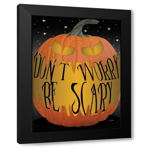 Jacko Black Modern Wood Framed Art Print by Stimson, Diane