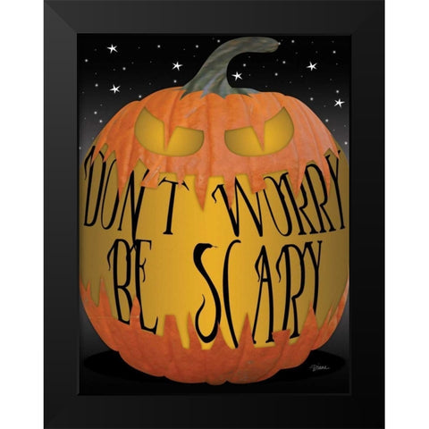 Jacko Black Modern Wood Framed Art Print by Stimson, Diane