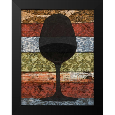 Glass Silo 1 Black Modern Wood Framed Art Print by Stimson, Diane