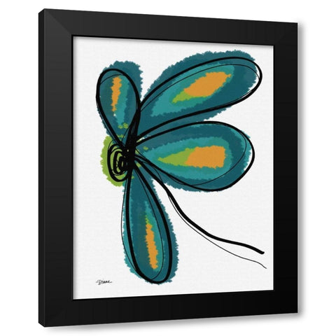 Gerber Funk 4 Black Modern Wood Framed Art Print by Stimson, Diane