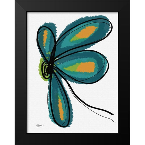 Gerber Funk 4 Black Modern Wood Framed Art Print by Stimson, Diane