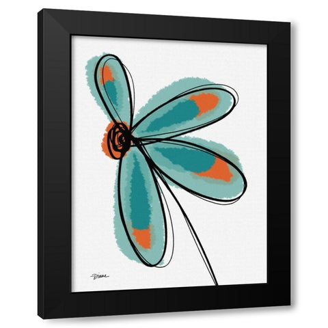 Gerber Funk 6 Black Modern Wood Framed Art Print by Stimson, Diane